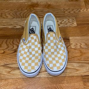Yellow Slip on Vans